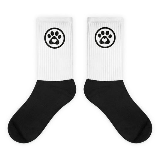 Black Paw Socks