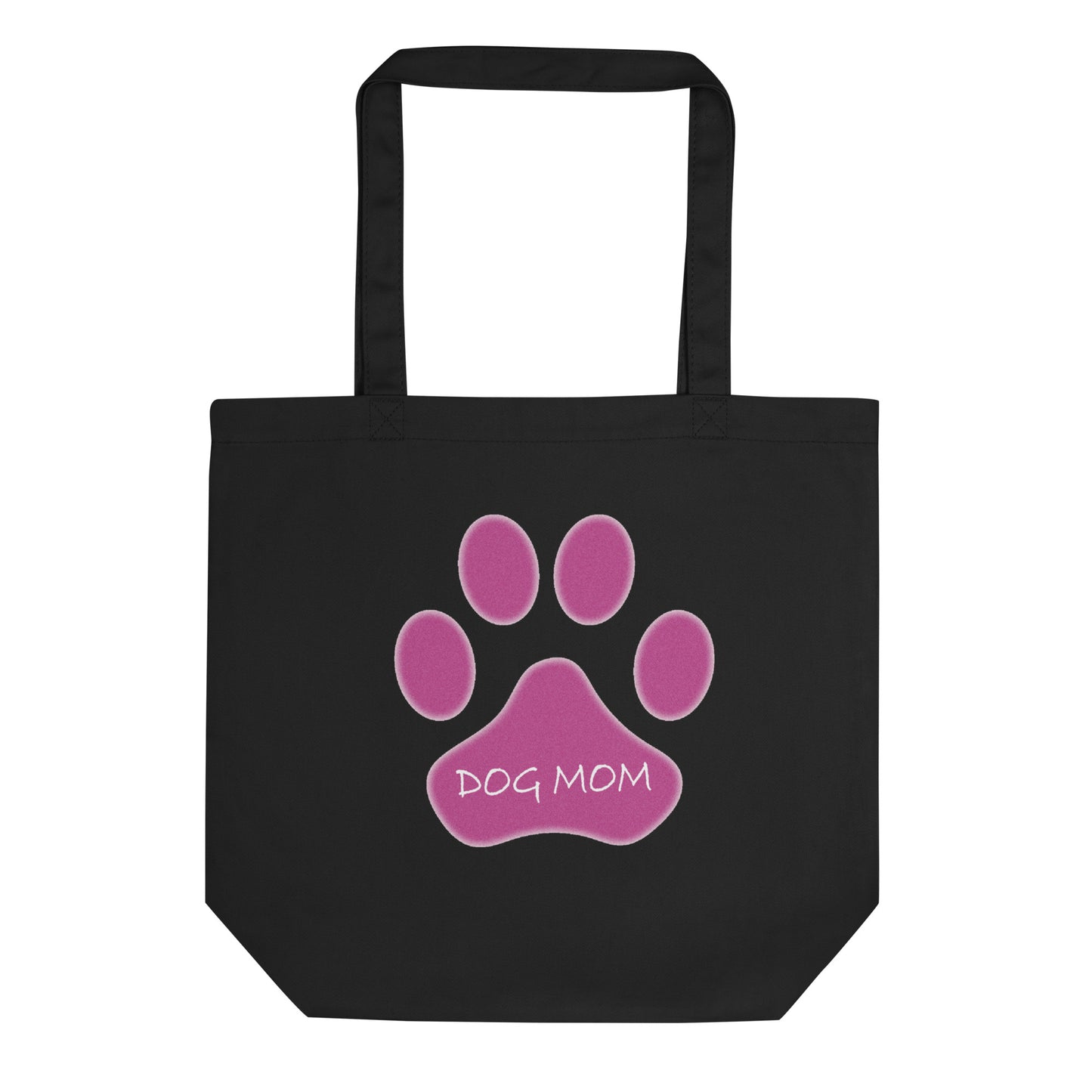 Dog Mom Paw - Pink - Eco Tote Bag