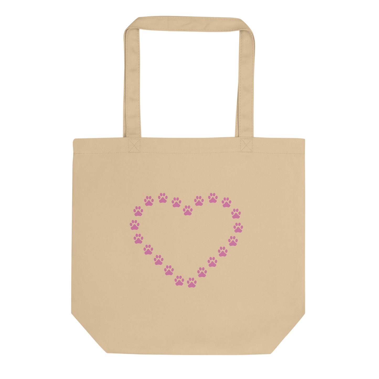 Dog Mom Paw - Pink - Eco Tote Bag