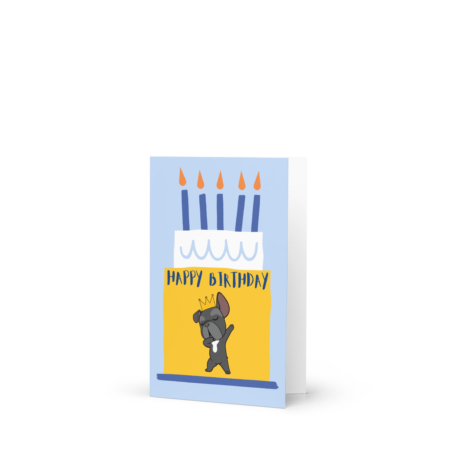 Frenchie Birthday Card