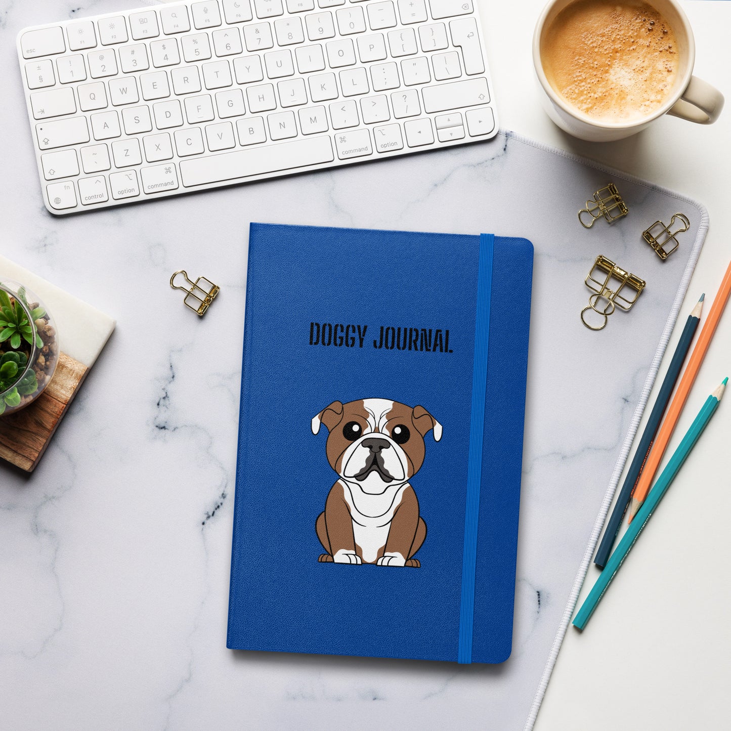 Bulldog - Hardcover bound notebook