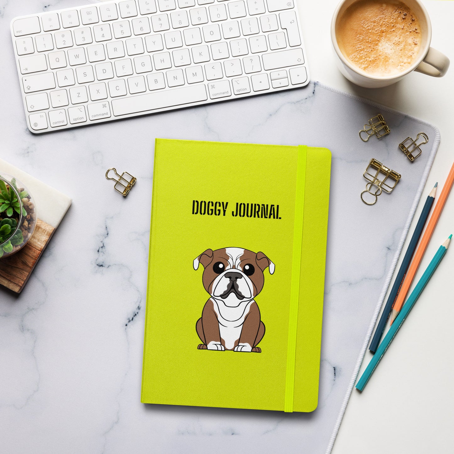 Bulldog - Hardcover bound notebook