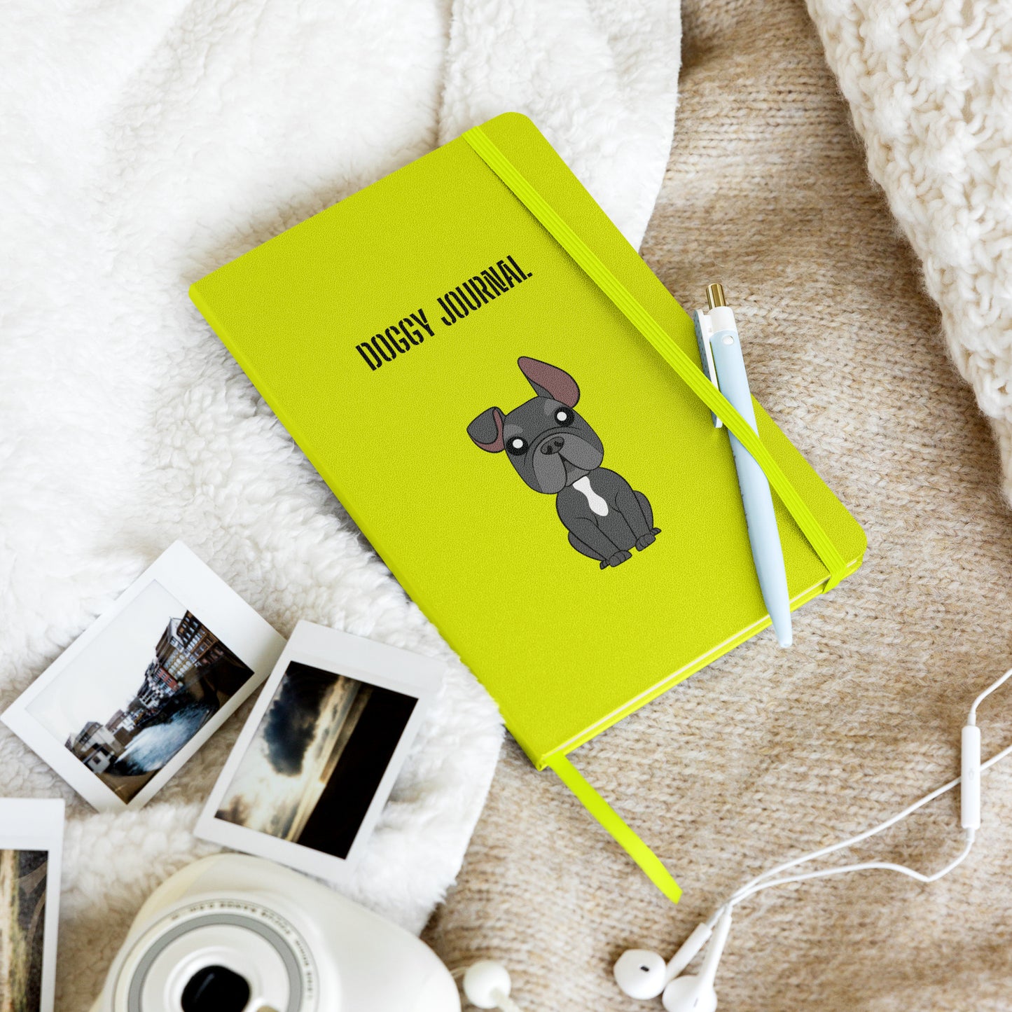 Frenchie - Hardcover bound notebook