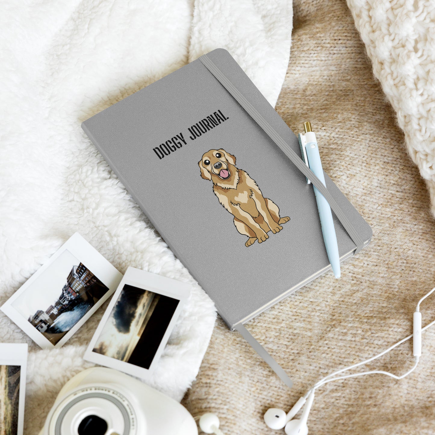 Golden Retriever - Hardcover bound notebook