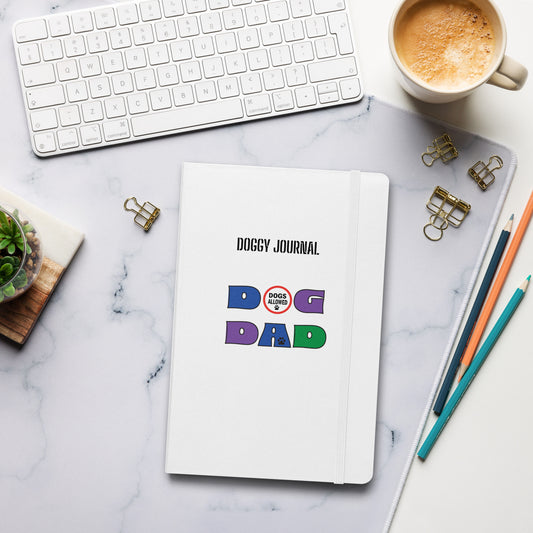 Dog Dad - Hardcover bound notebook