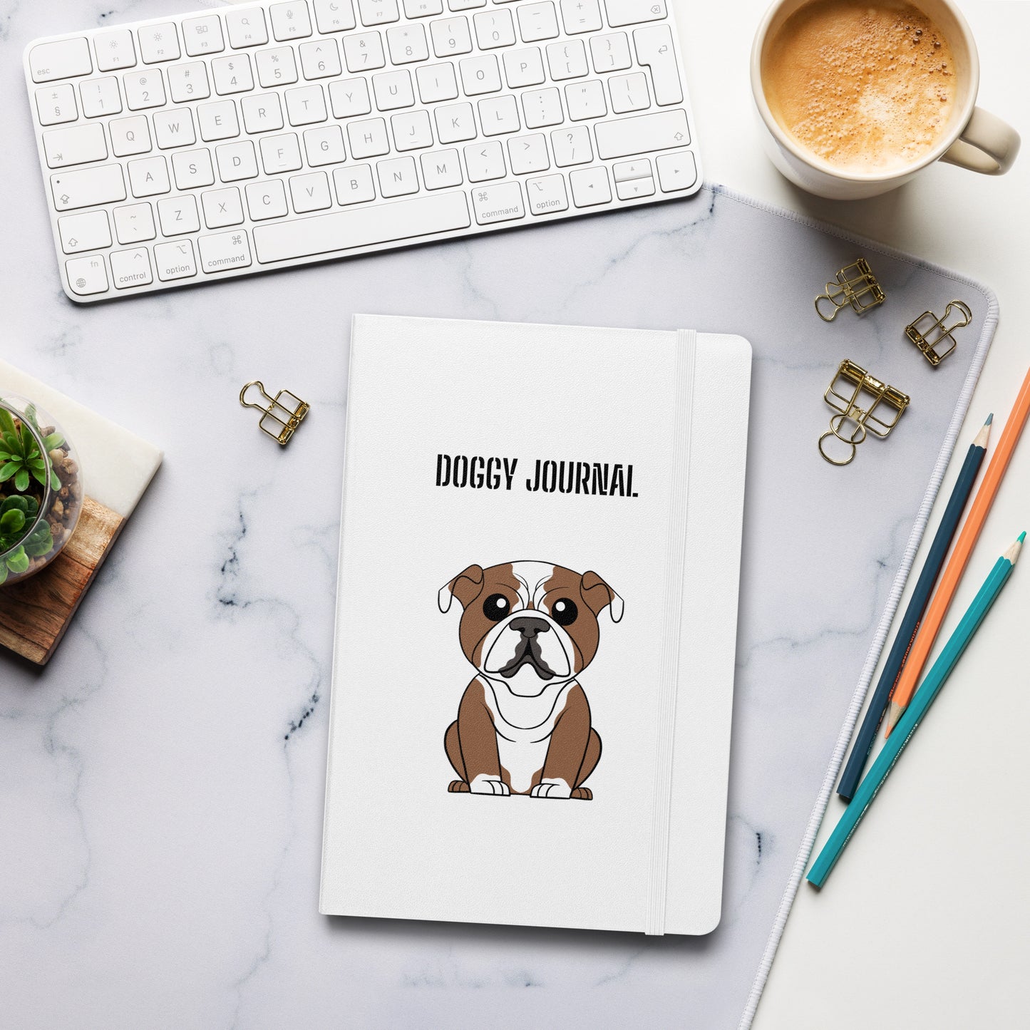 Bulldog - Hardcover bound notebook