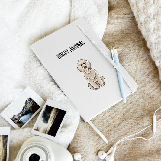 Poodle - Hardcover bound notebook