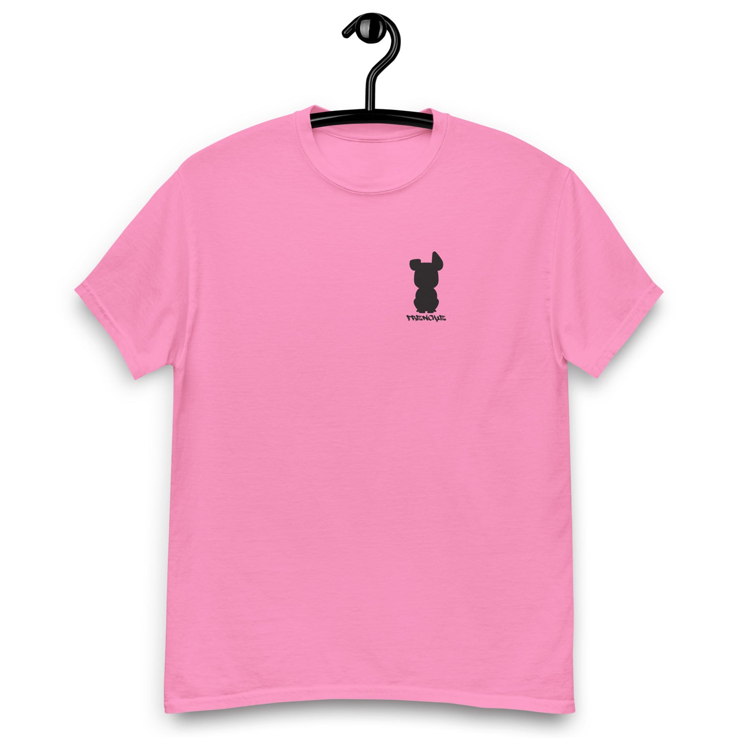 Frenchie Silhouette (Small Logo) Men's classic tee