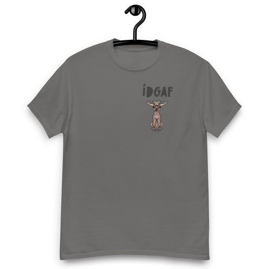 'IDGAF' Fugly Mutt Men's classic tee