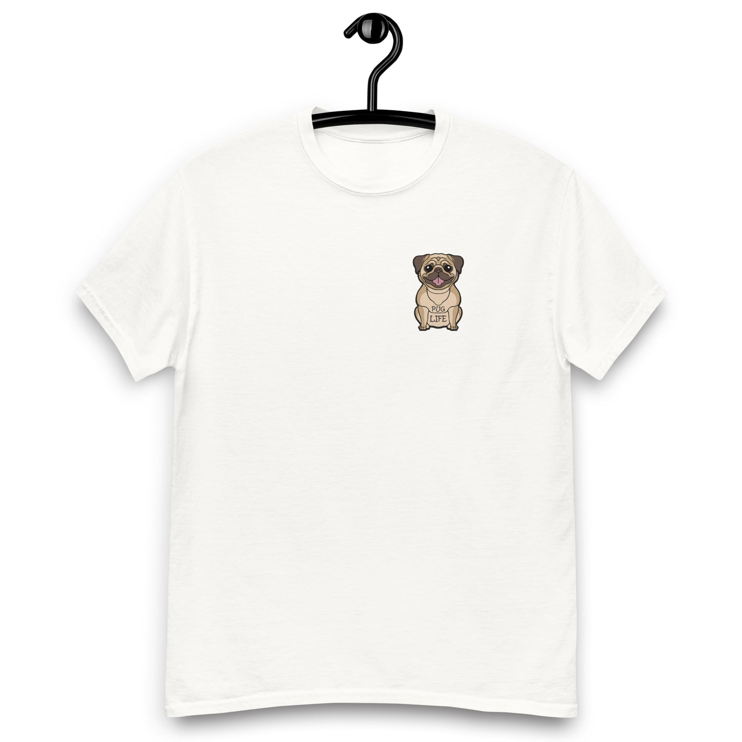 Pug-Life-Small-Logo-Men's classic tee