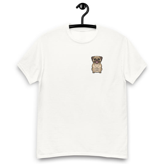 Pug-Life-Small-Logo-Men's classic tee