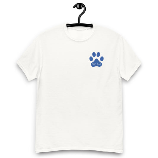 Dog Dad Blue Paw - Men's classic tee