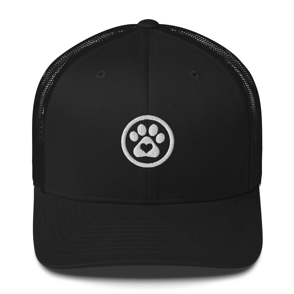 Paw Print - White - Trucker Cap