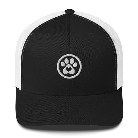 Paw Print - White - Trucker Cap