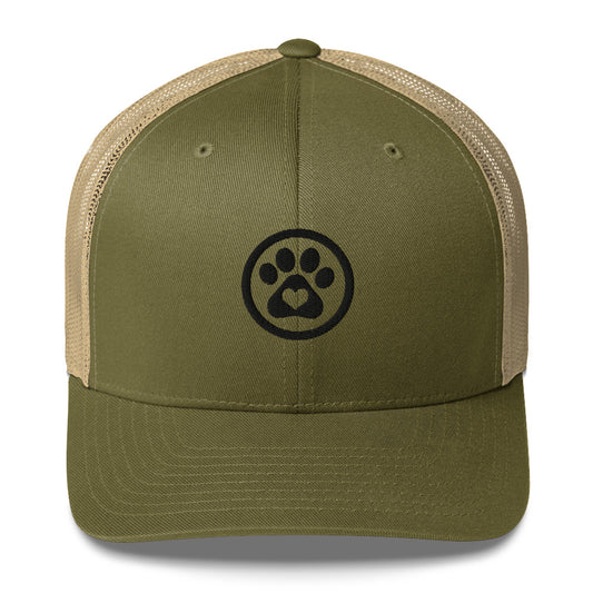 Paw Print Trucker Cap