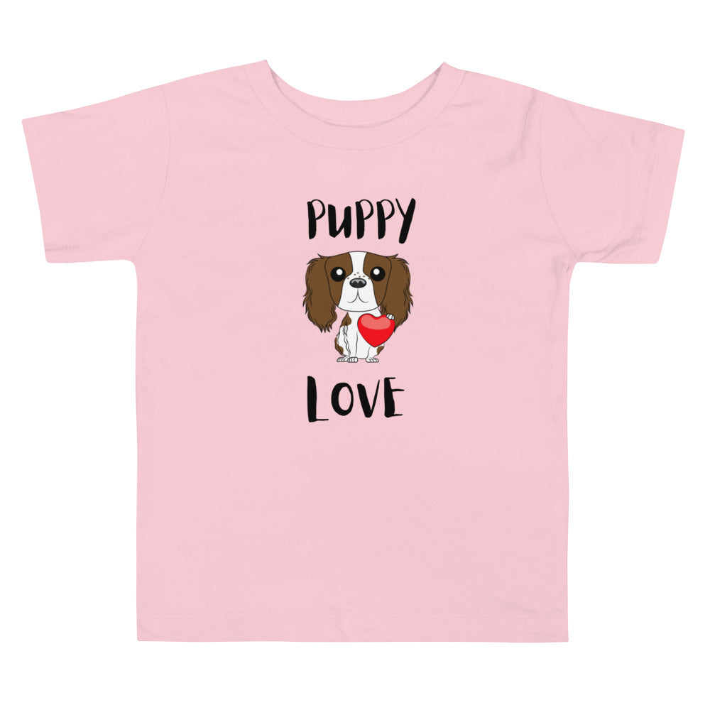 King Cav 'Puppy Love' Toddler Short Sleeve Tee