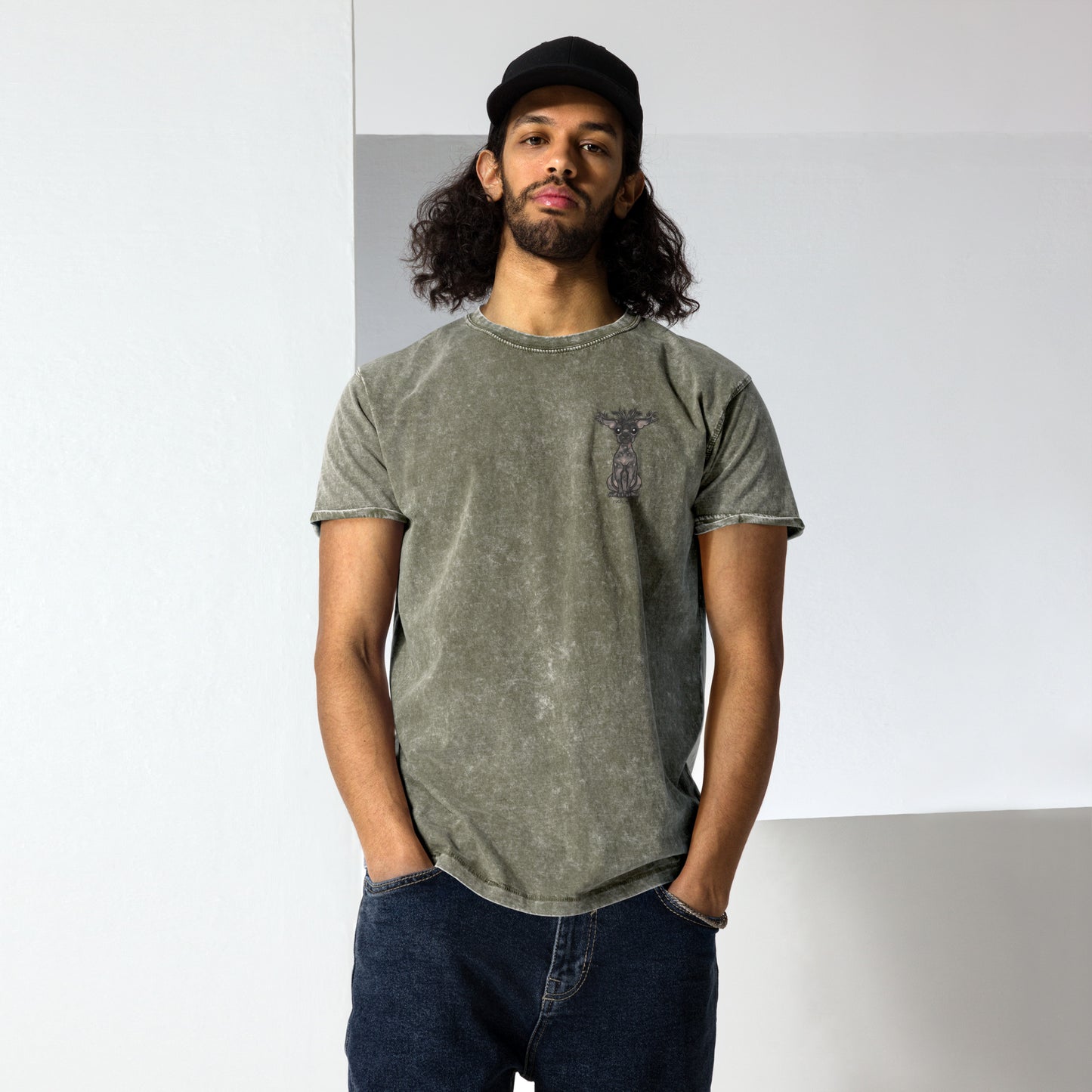 FuglyMutt-Denim T-Shirt