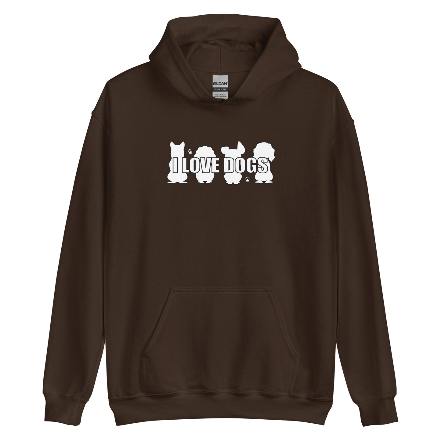 I Love Dogs Unisex Hoodie