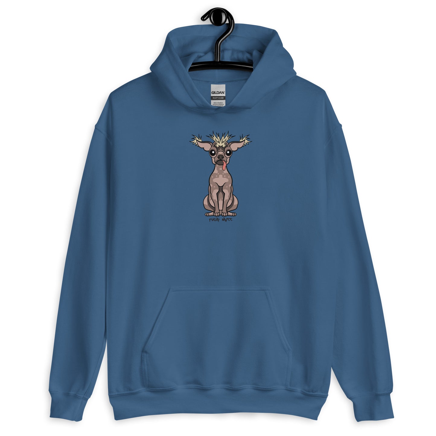 Fugly Mutt (Large Print) Unisex Hoodie