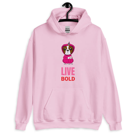 King Cav - LIVE BOLD - Womens Hoodie