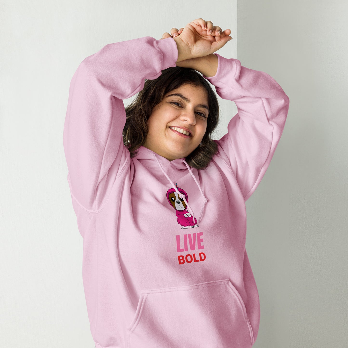 King Cav - LIVE BOLD - Womens Hoodie