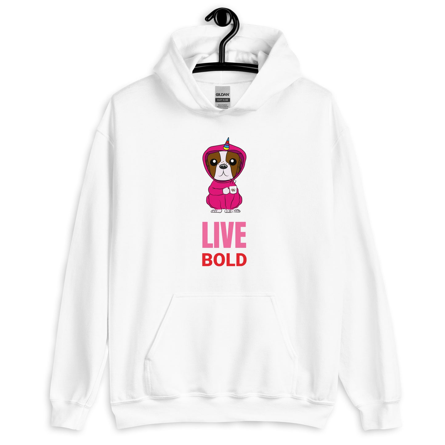 King Cav - LIVE BOLD - Womens Hoodie