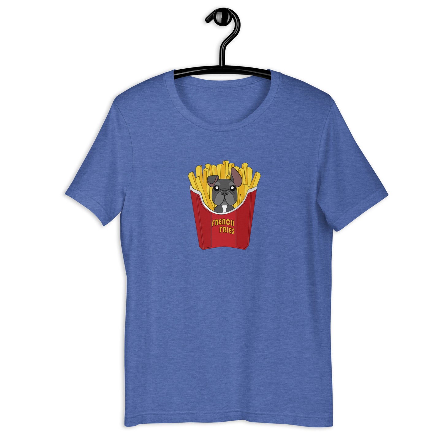 French Bulldog - French Fries - Unisex t-shirt