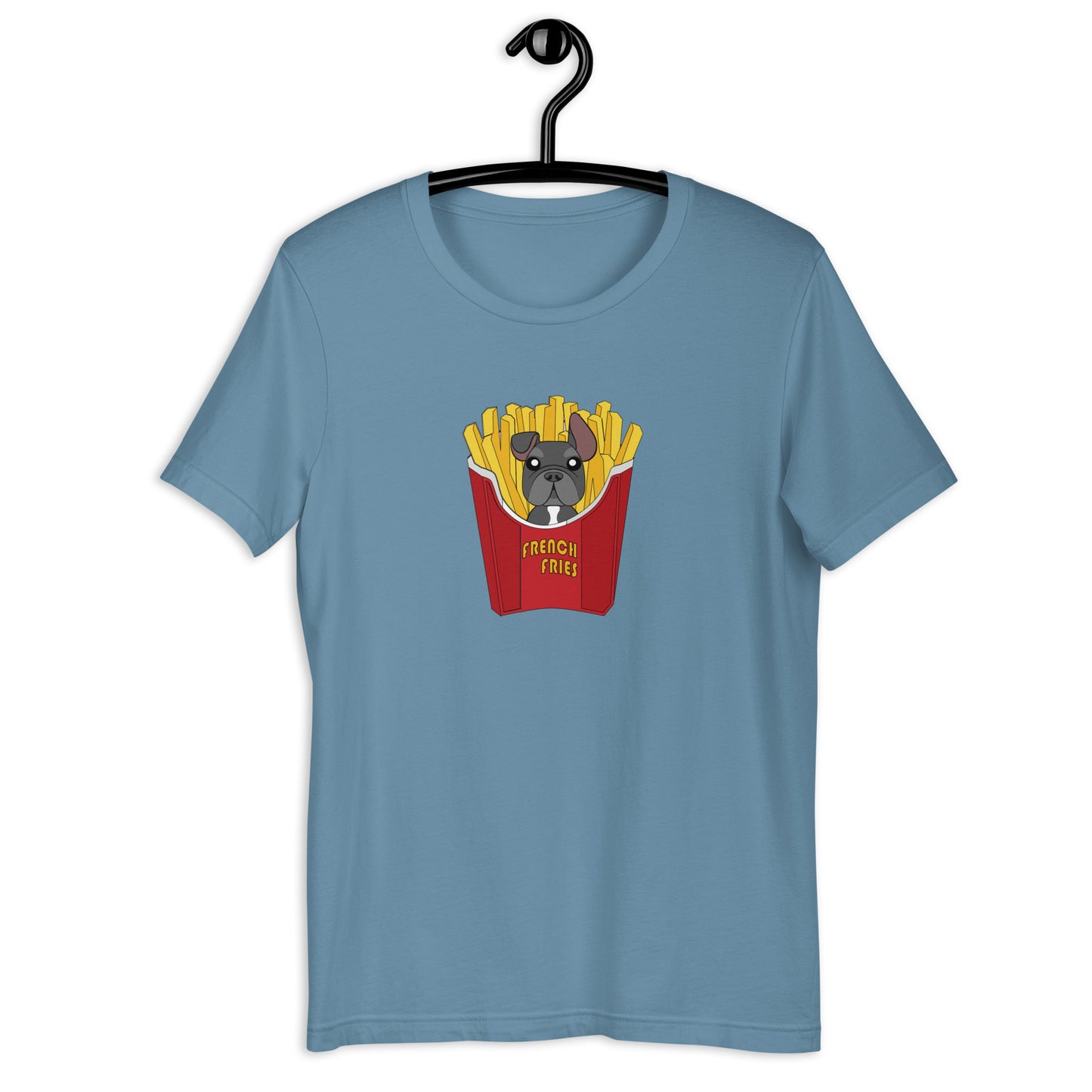 French Bulldog - French Fries - Unisex t-shirt