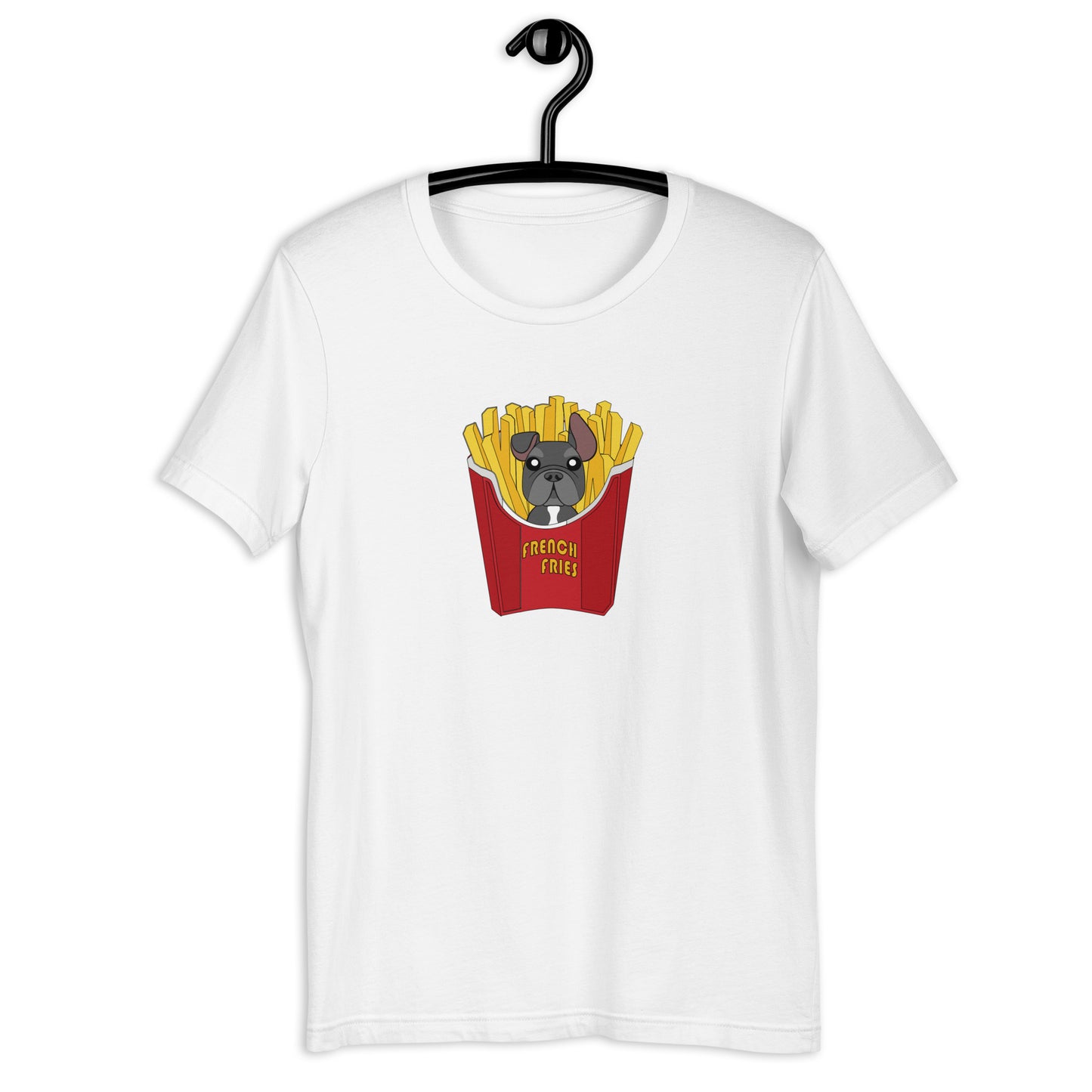 French Bulldog - French Fries - Unisex t-shirt