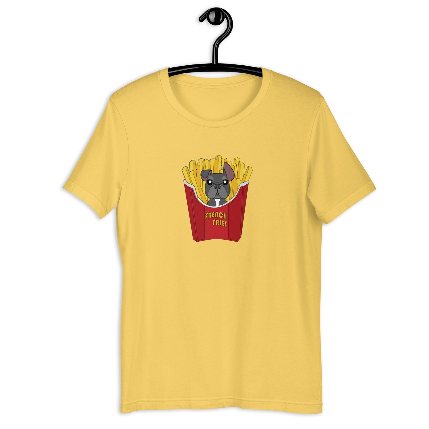 French Bulldog - French Fries - Unisex t-shirt