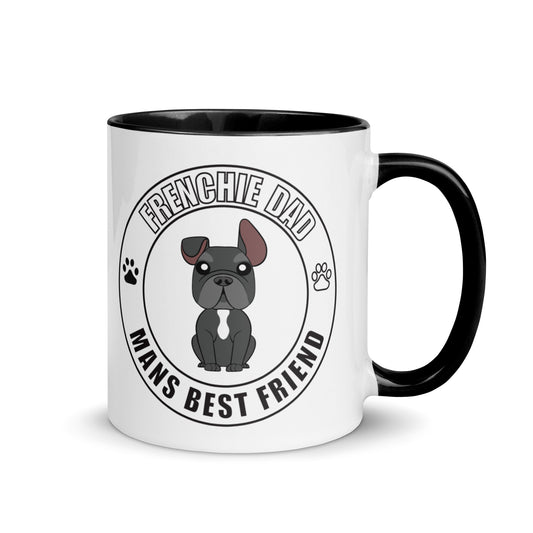 Frenchie Dad Mug with Color Inside