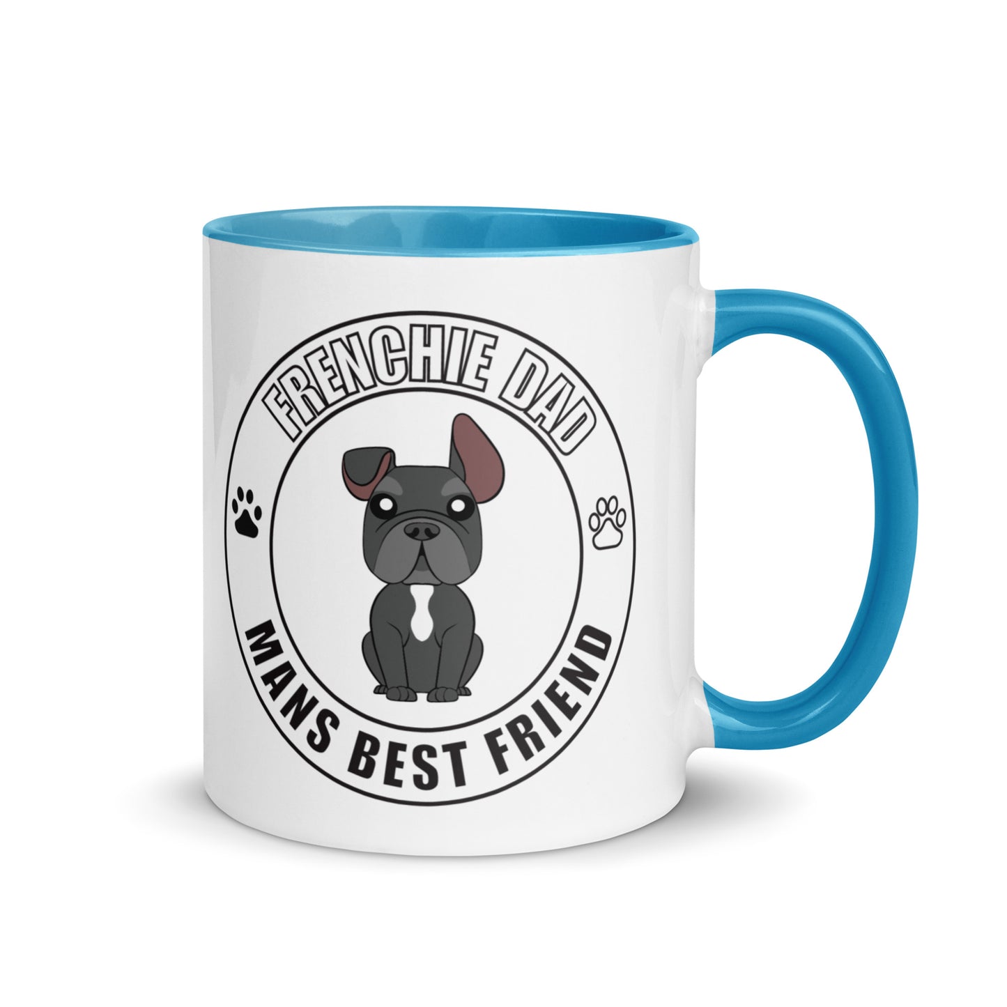 Frenchie Dad Mug with Color Inside