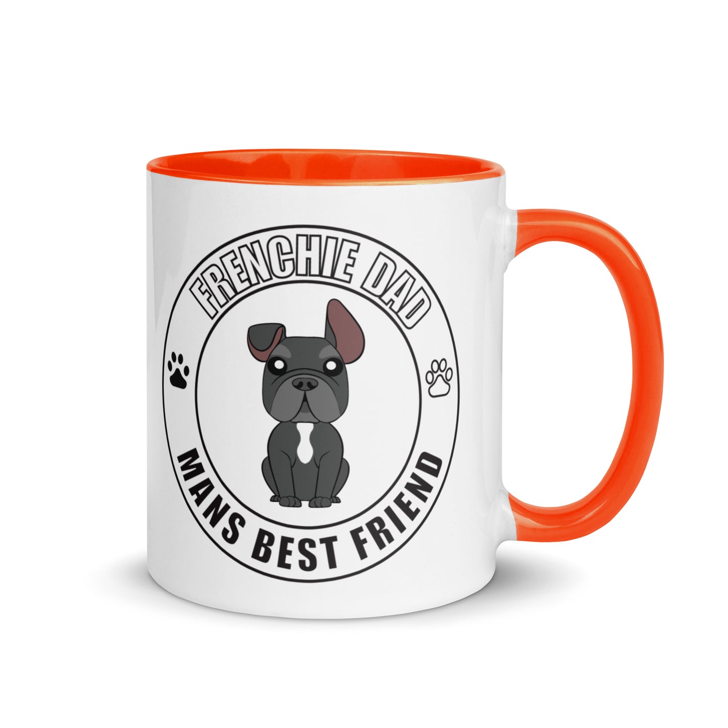 Frenchie Dad Mug with Color Inside