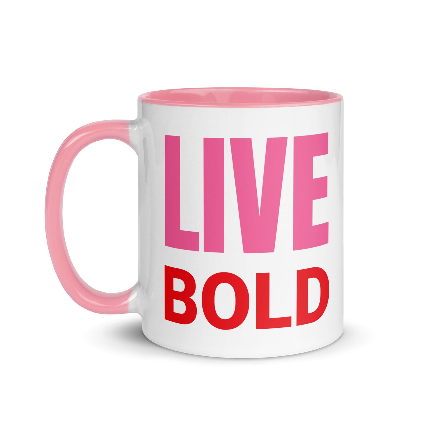 King Cav 'Live Bold' Mug with Color Inside