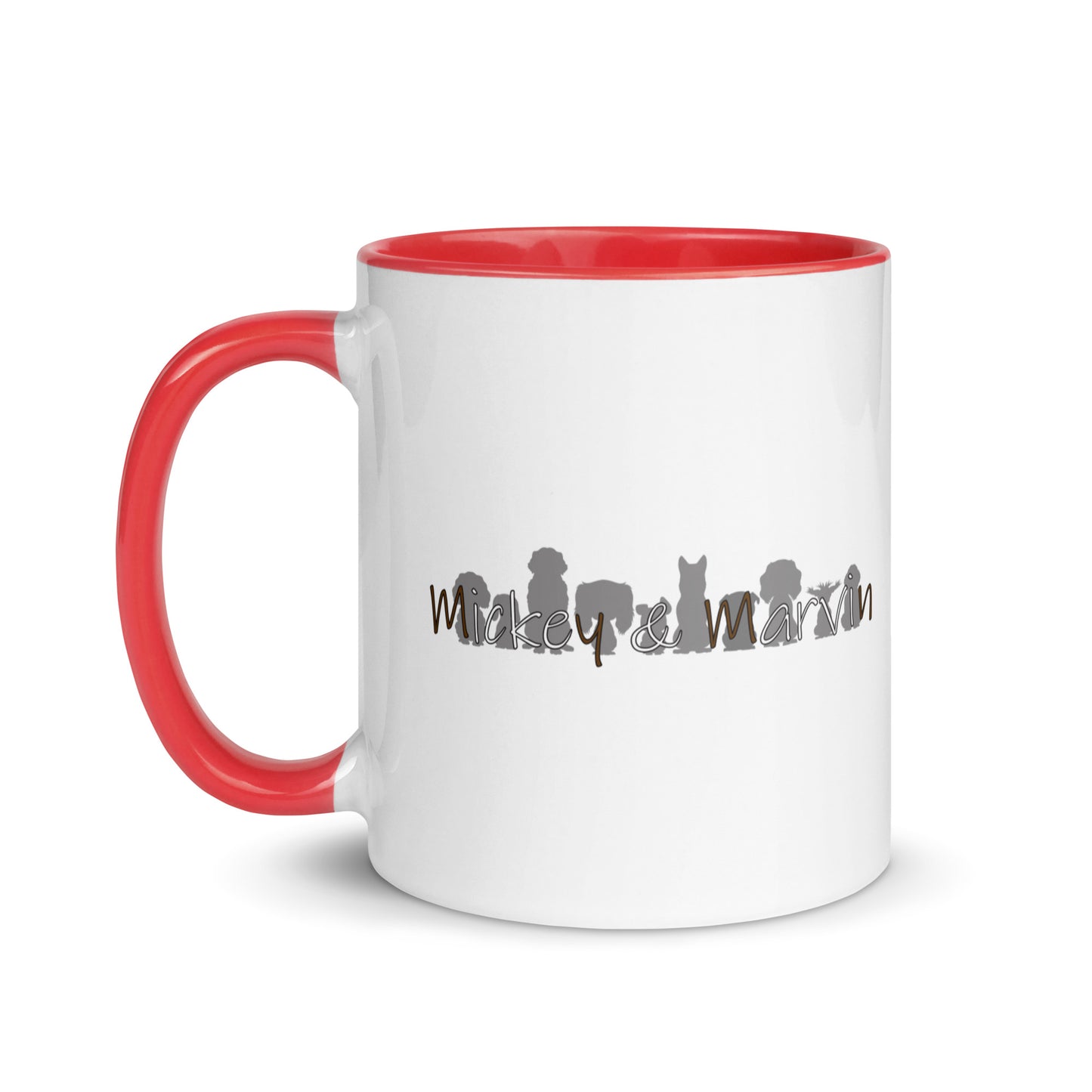 Dogs for Life Mug with Color Inside