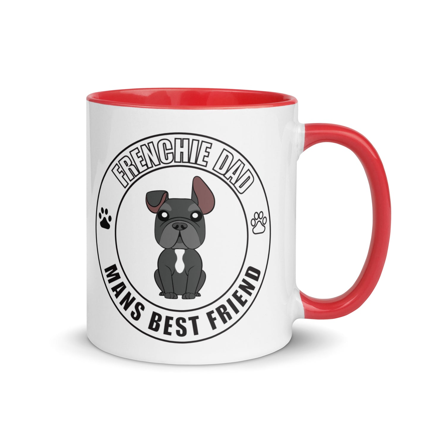 Frenchie Dad Mug with Color Inside