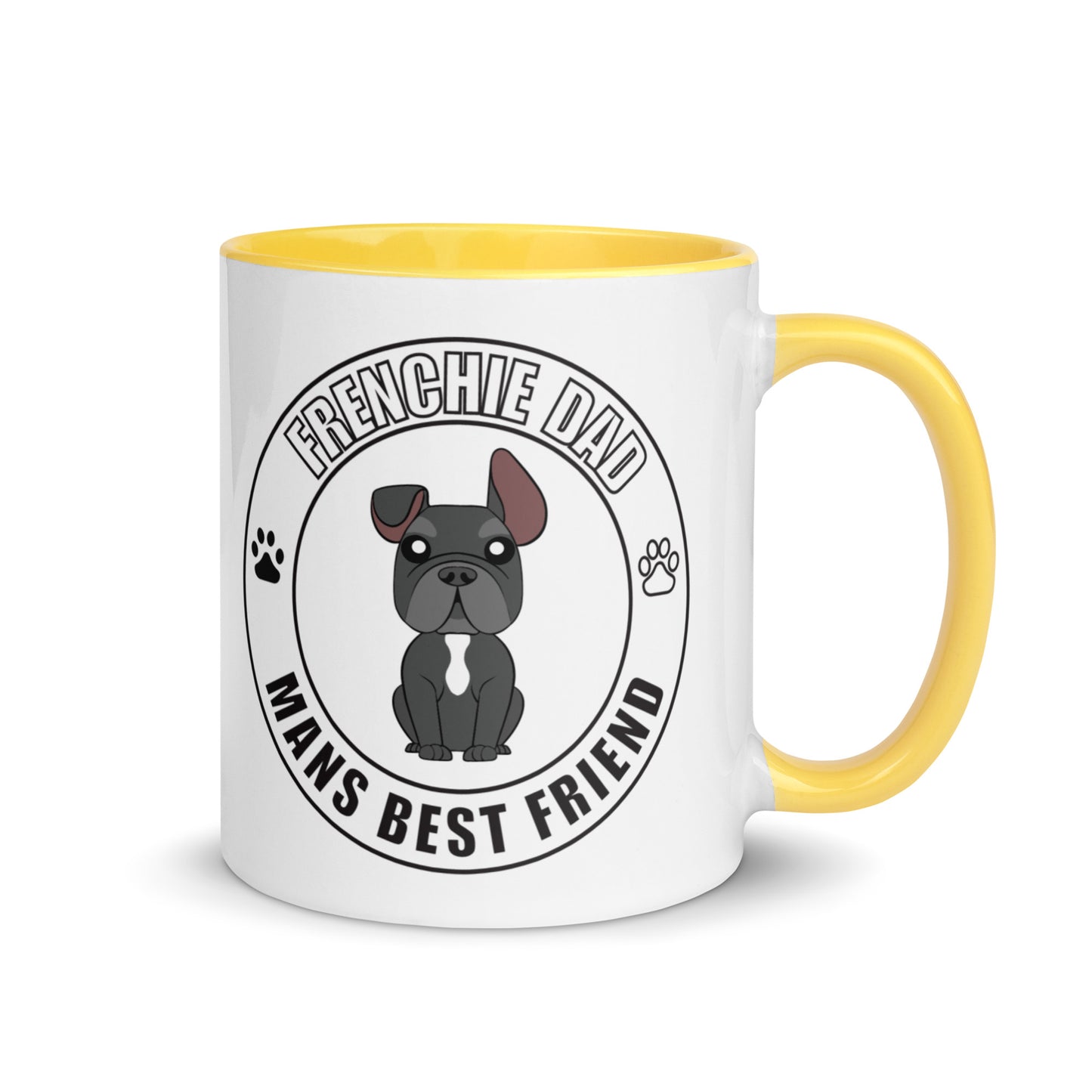 Frenchie Dad Mug with Color Inside