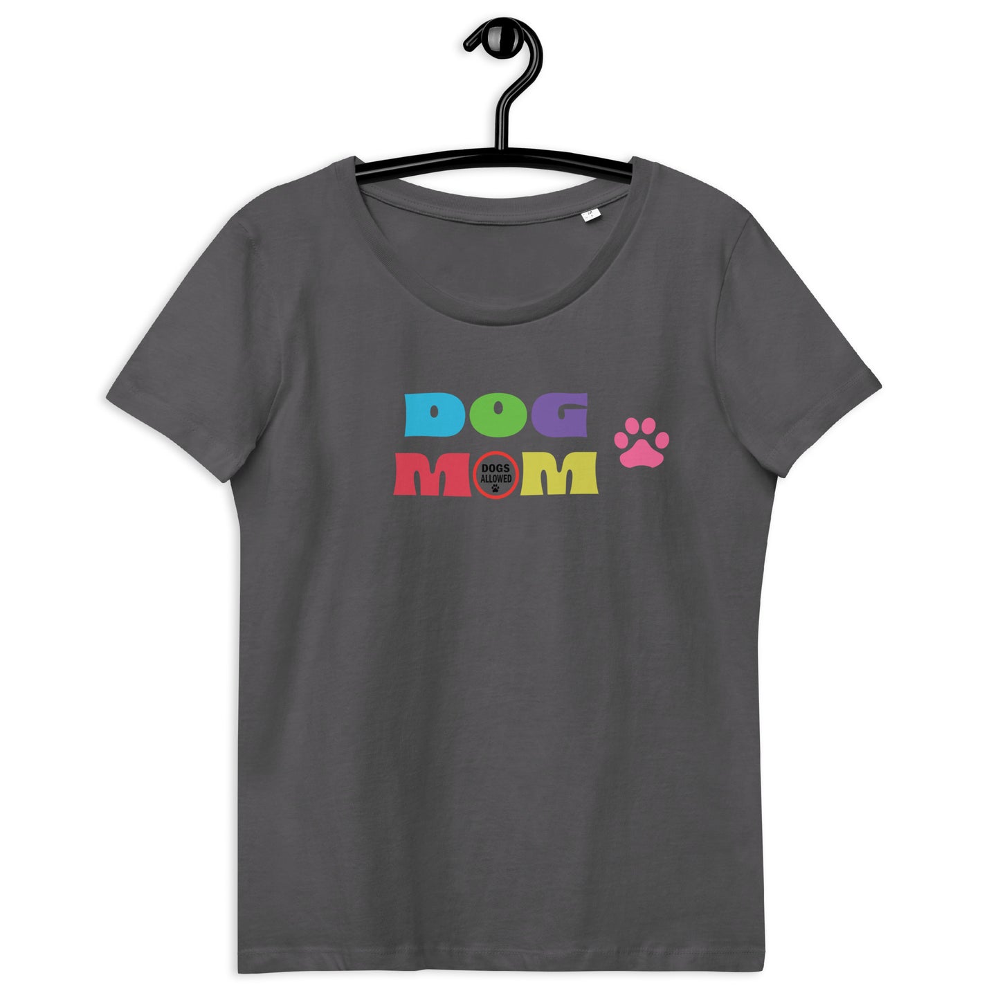 Dog Mom - Dogs Allowed Women's fitted eco tee