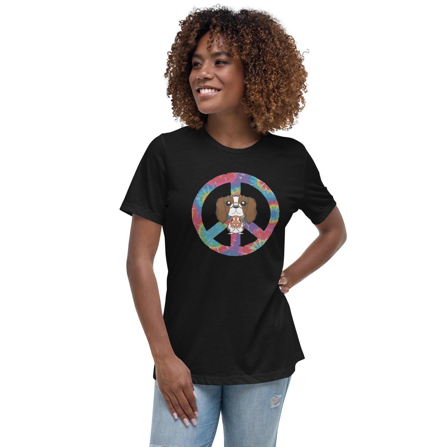 King Cav Peace Women's Relaxed T-Shirt