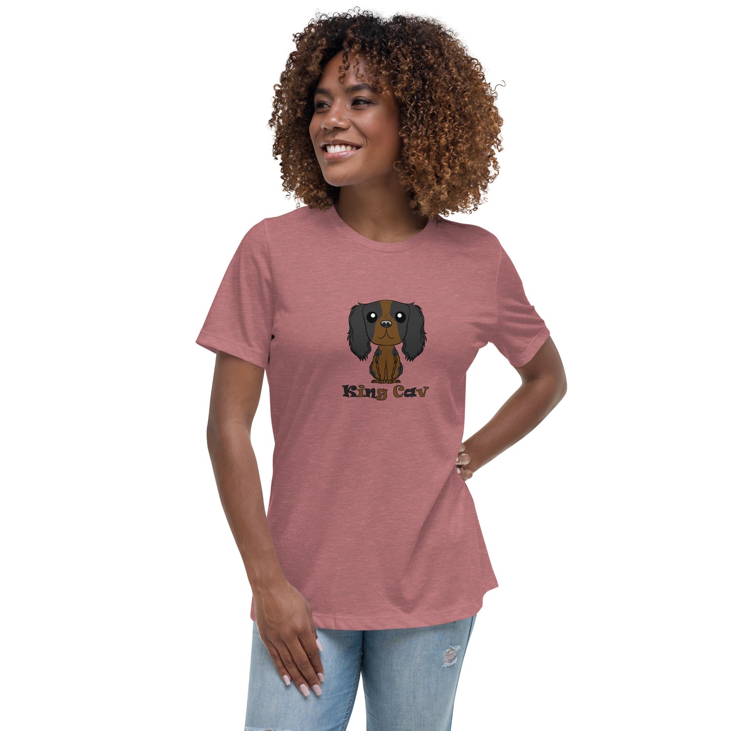 King Cav (Tan) Women's Relaxed T-Shirt