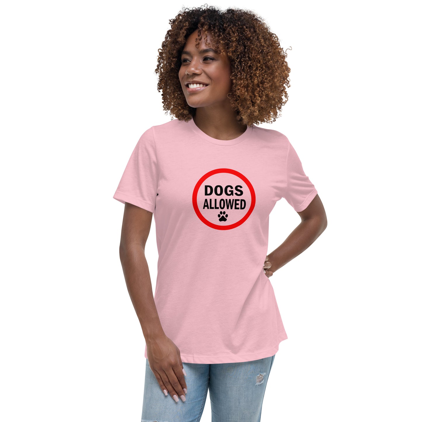 Dogs Allowed Women's Relaxed T-Shirt