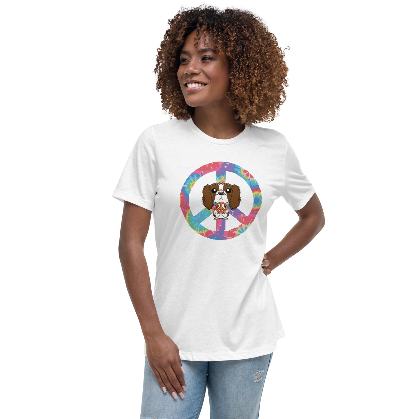 King Cav Peace Women's Relaxed T-Shirt